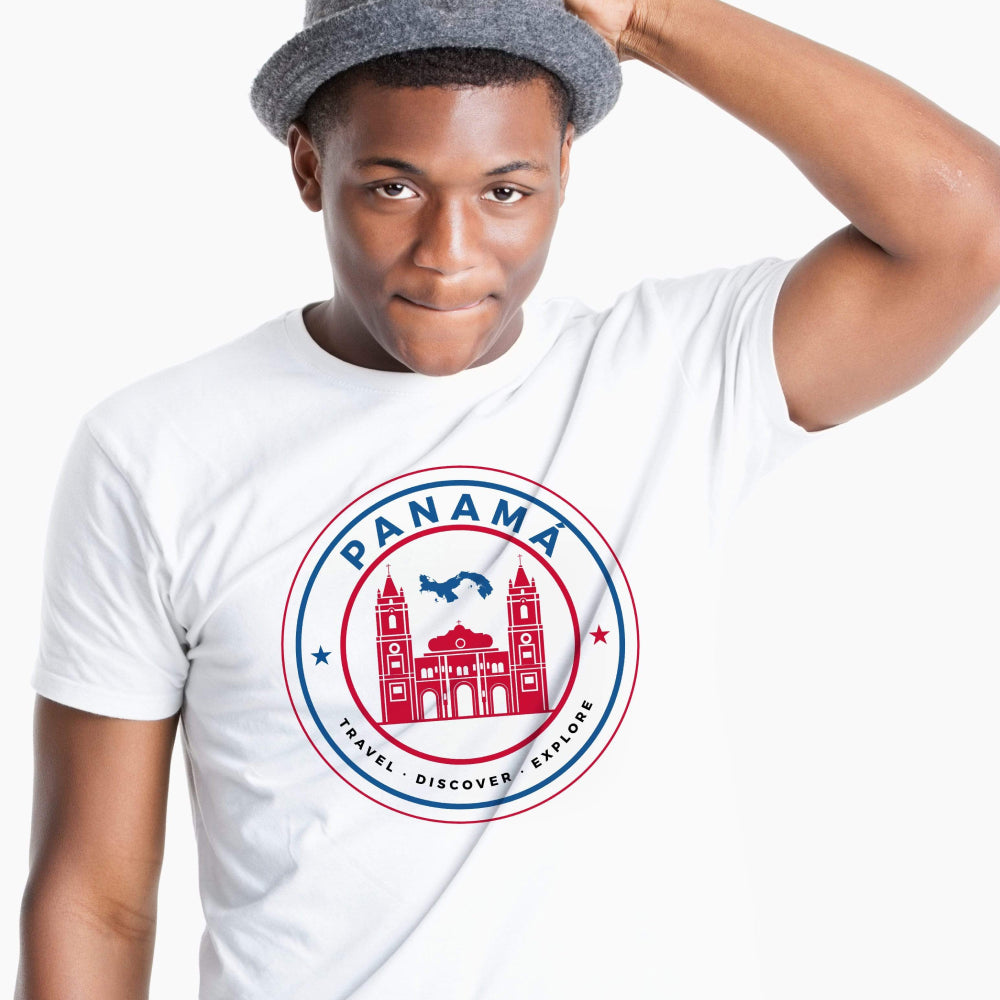 Panama City Crew Neck T-Shirt for Men
