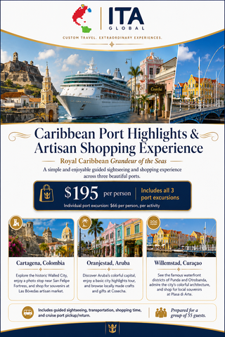 Caribbean Port Highlights & Artisan Shopping Experience - 3 Countries